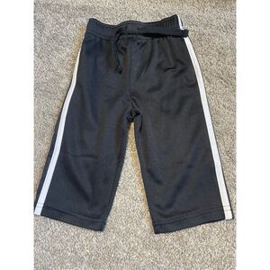 Jumping Beans Black and White 12M Elastic Waist Sweat Pants